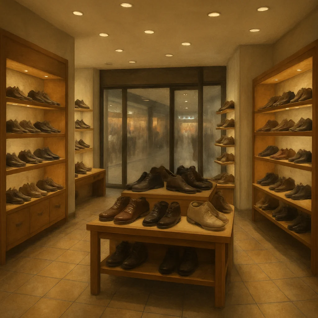 a shoe store