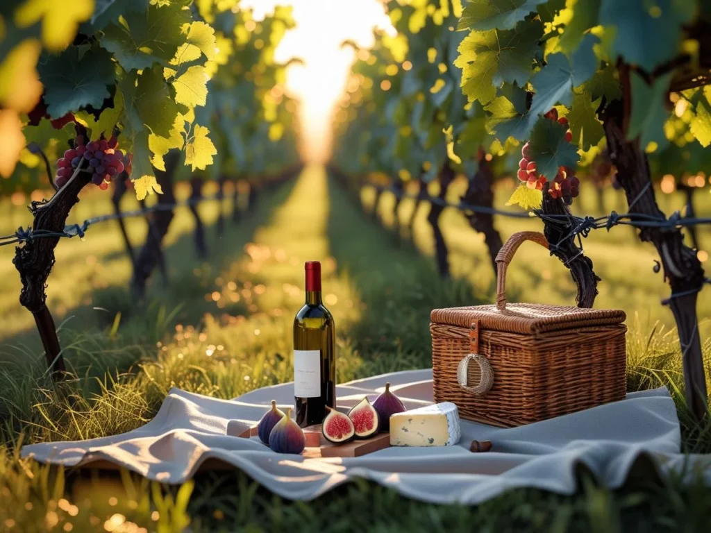 all the days after picnic in the vineyard