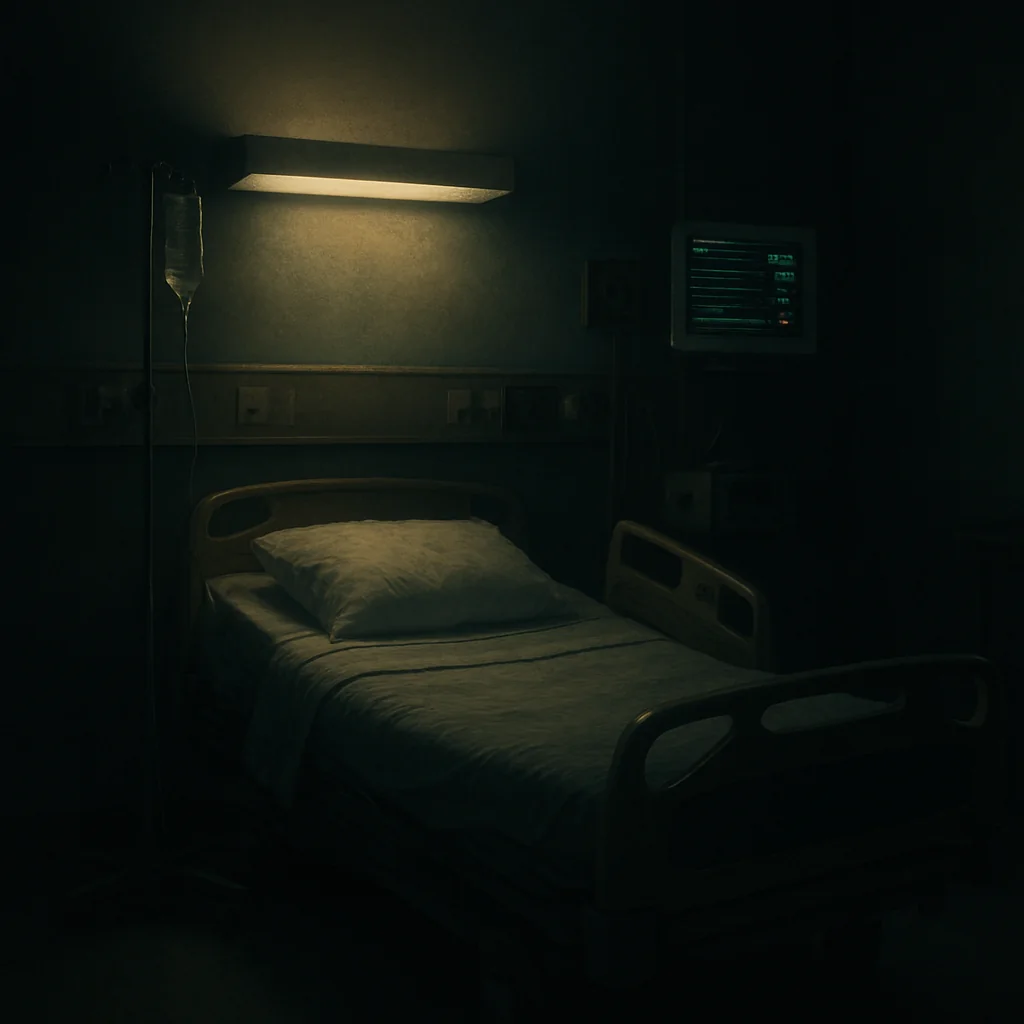 Saving Her Broke Me hospital bed