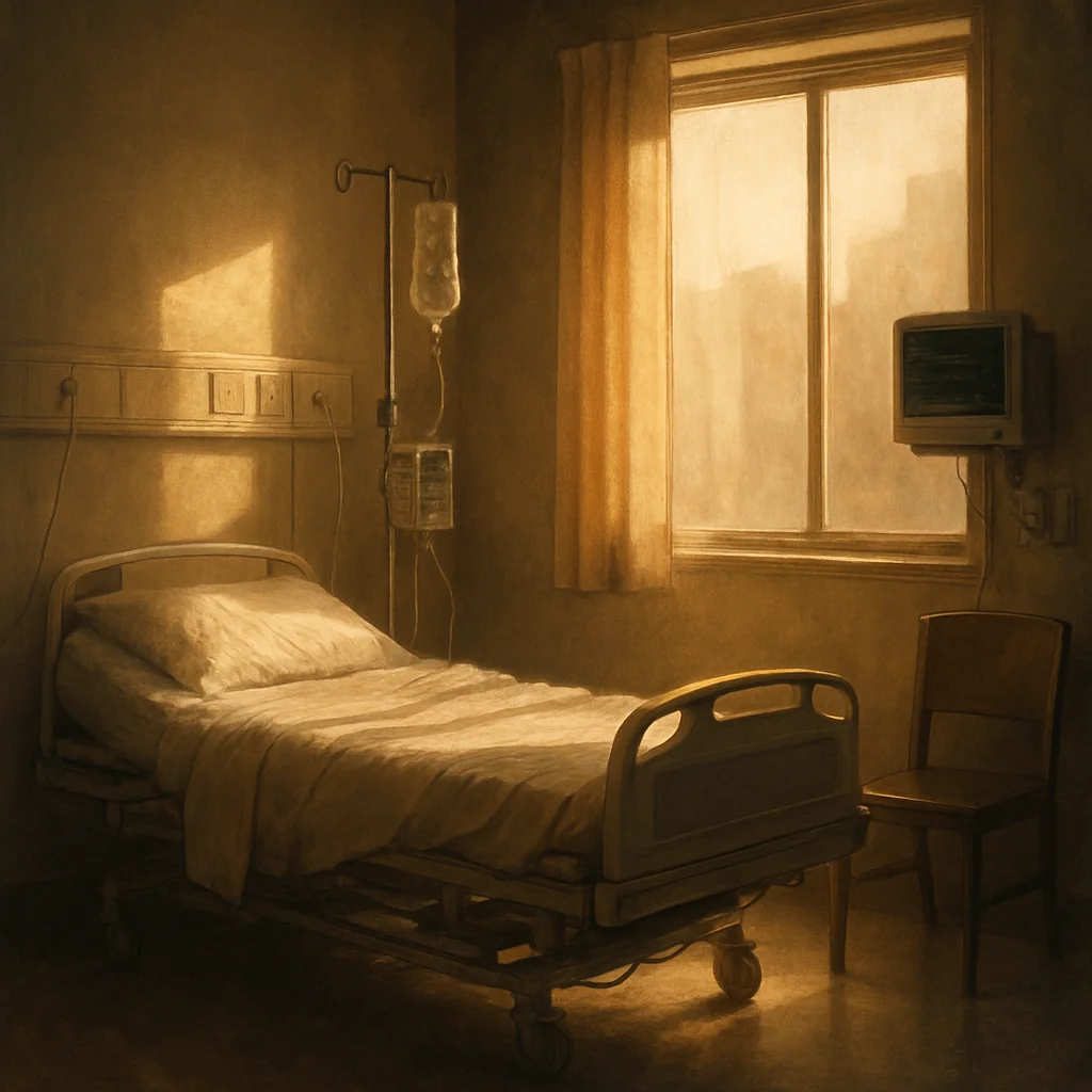 拯救她的代價是我自己 Saving Her Broke Me hospital bed in the day