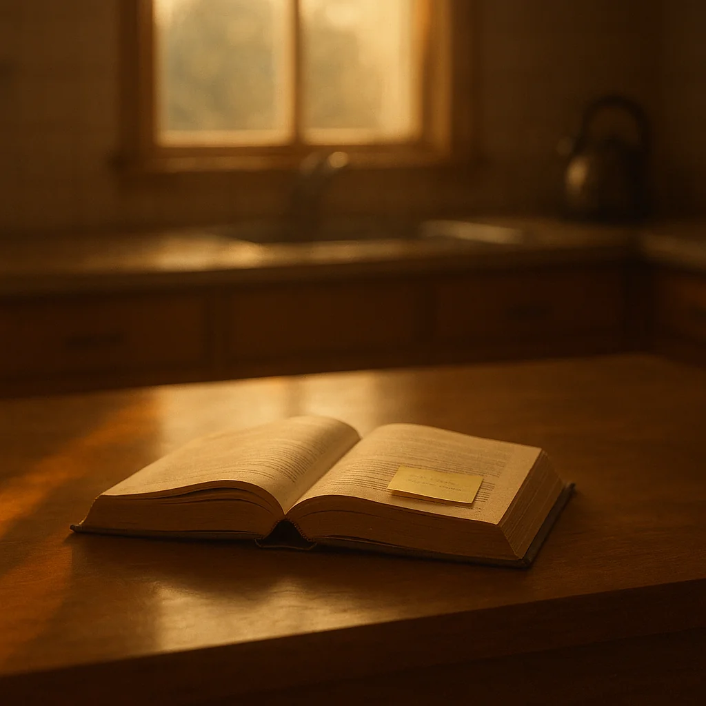 saving her broke me a book opened on the table 拯救她的代價,是我自己