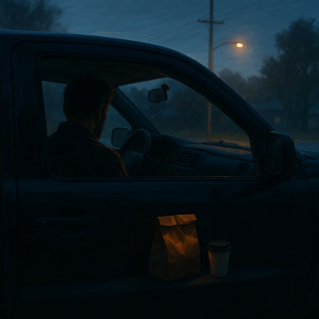 savingherbrokemech a man sit in the car 拯救她的代價,是我自己