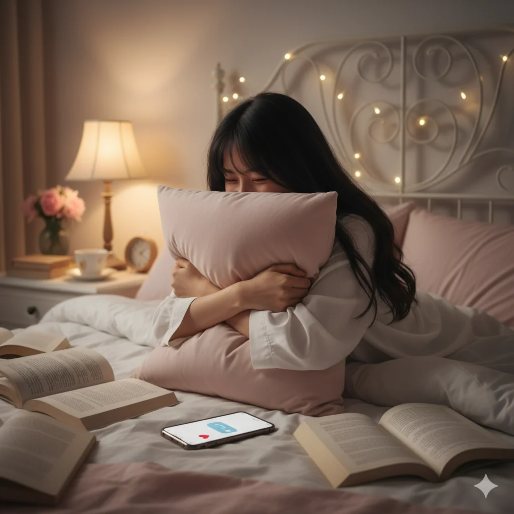 savingherbrokeme a girl scream into the pillow 拯救她的代價,是我自己