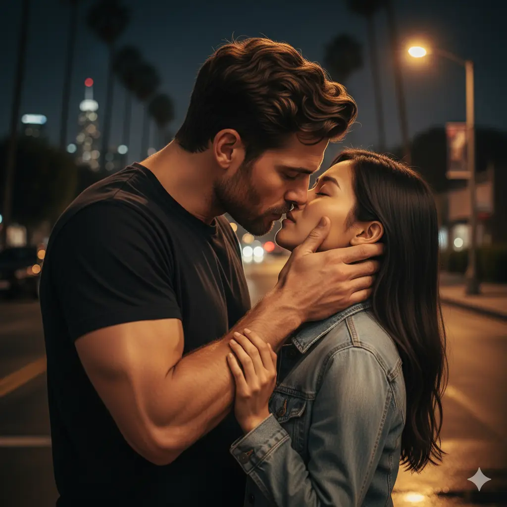 saving her broke me a couple kiss on the street 拯救她的代價,是我自己